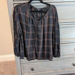 Madewell Plaid Blouse